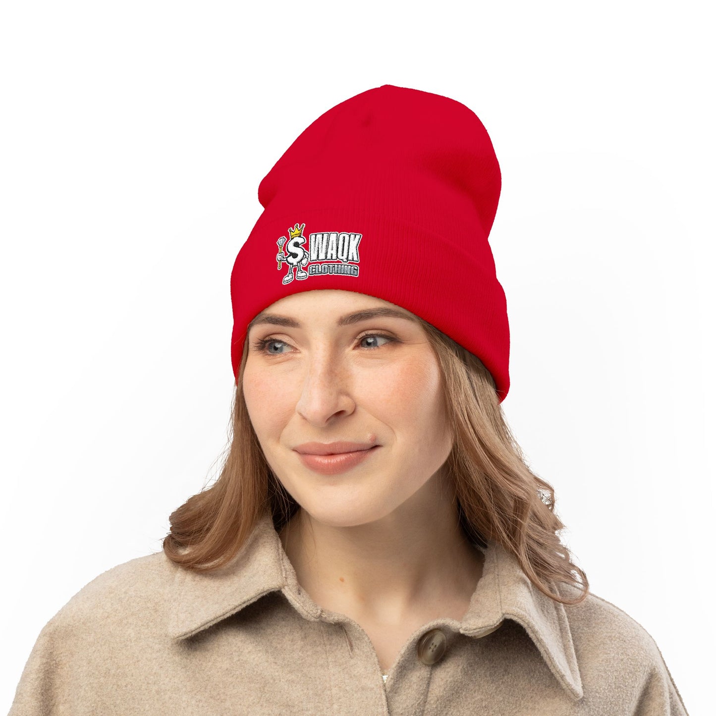 Embroidered "WAQK" Beanie