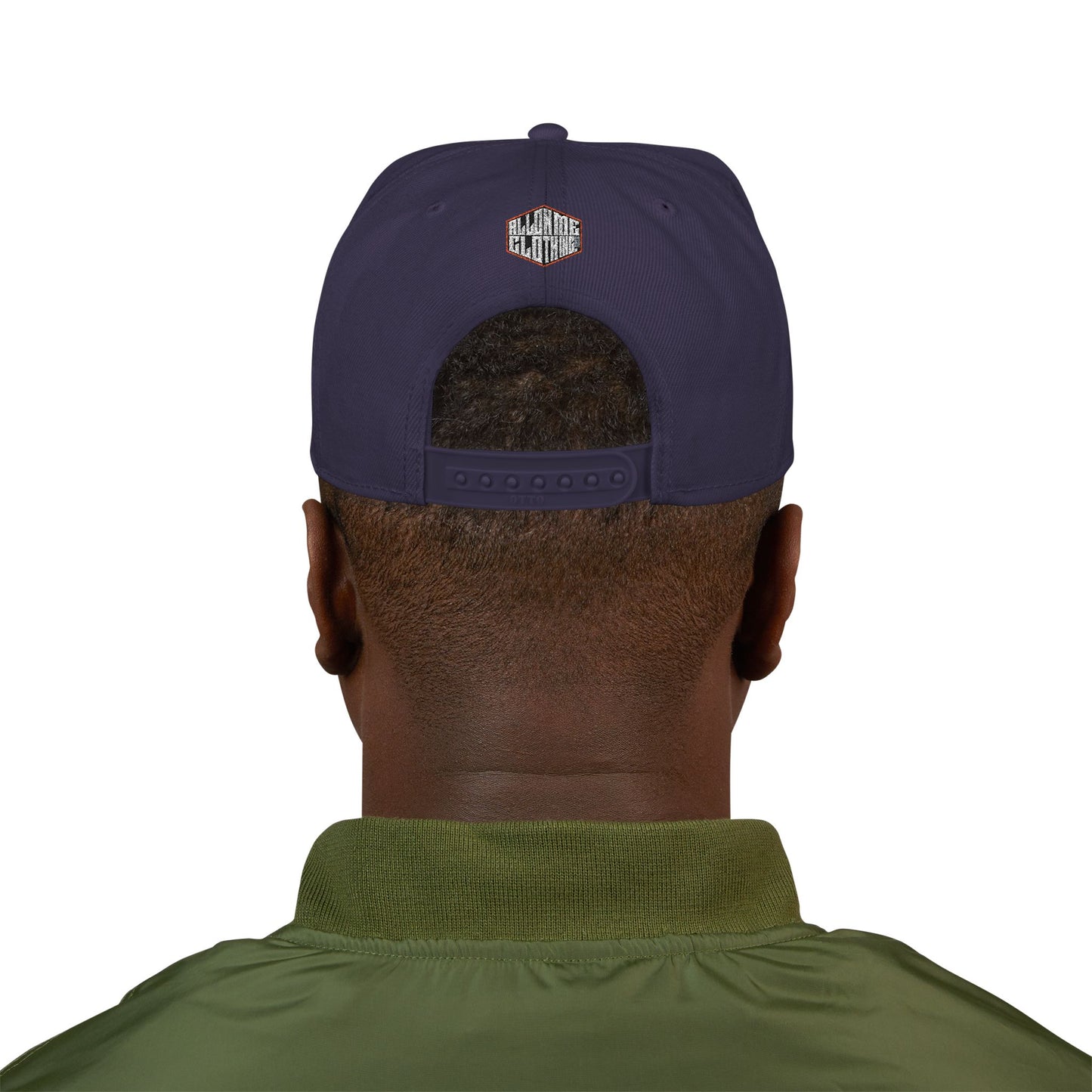 Stylish Embroidered "AOM" Snapback Cap