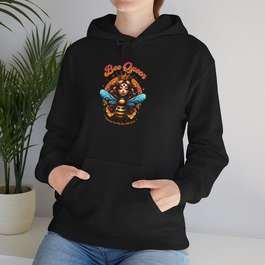 Bee Queen Hooded Sweatshirt