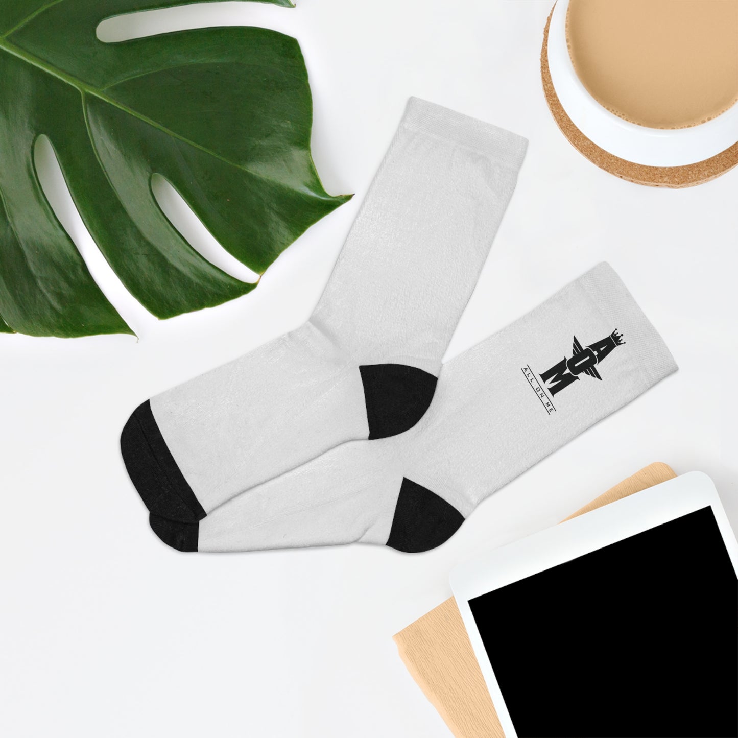 "AOM" Poly Socks
