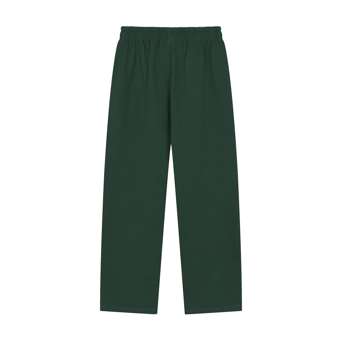 Solid Color "AOM" Straight-Leg Sweatpants
