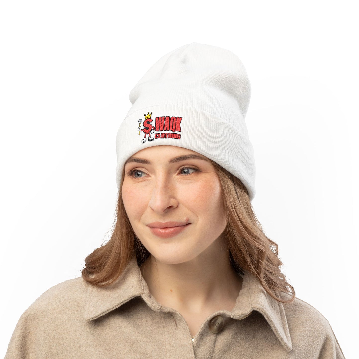 Embroidered "WAQK" Beanie