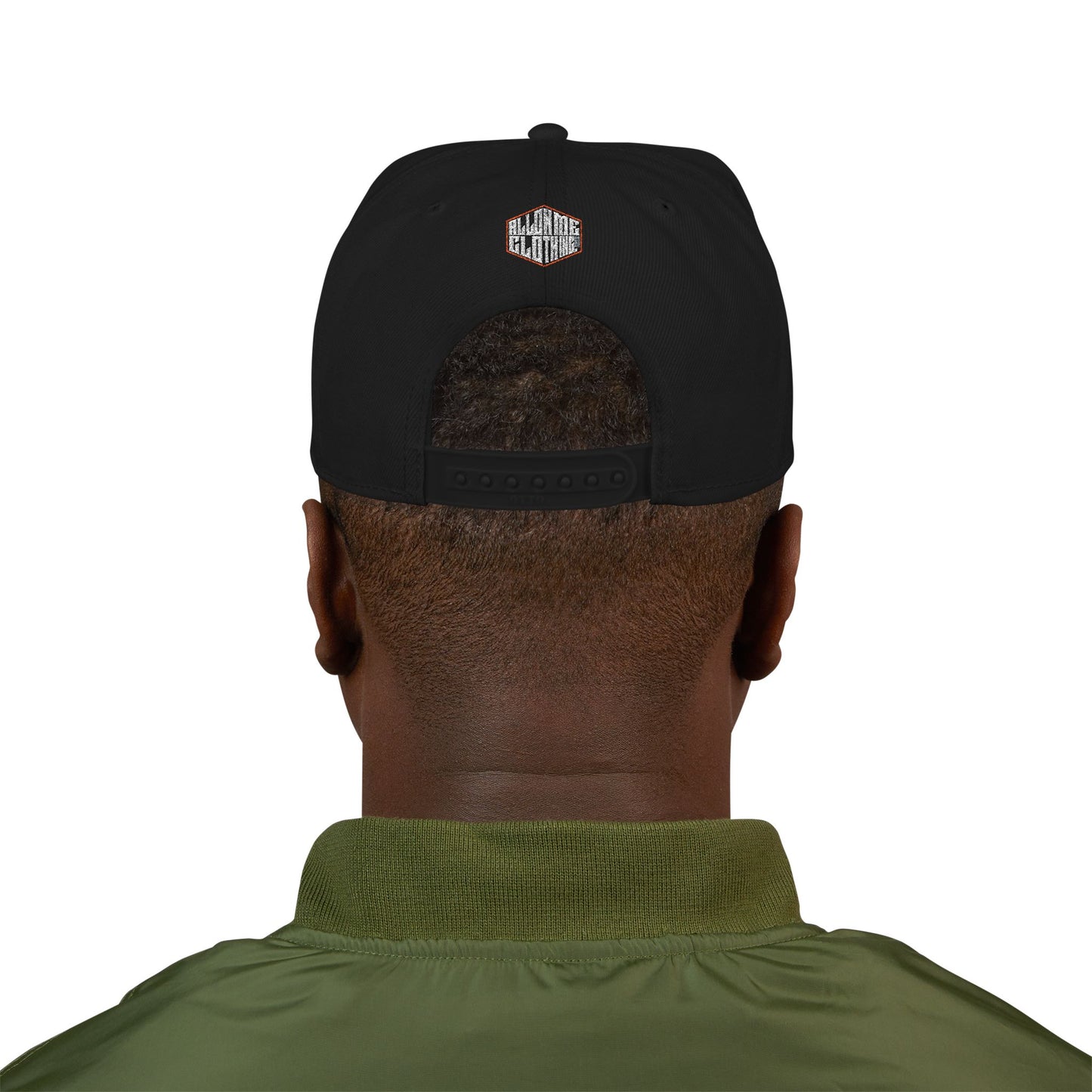 Stylish Embroidered "AOM" Snapback Cap