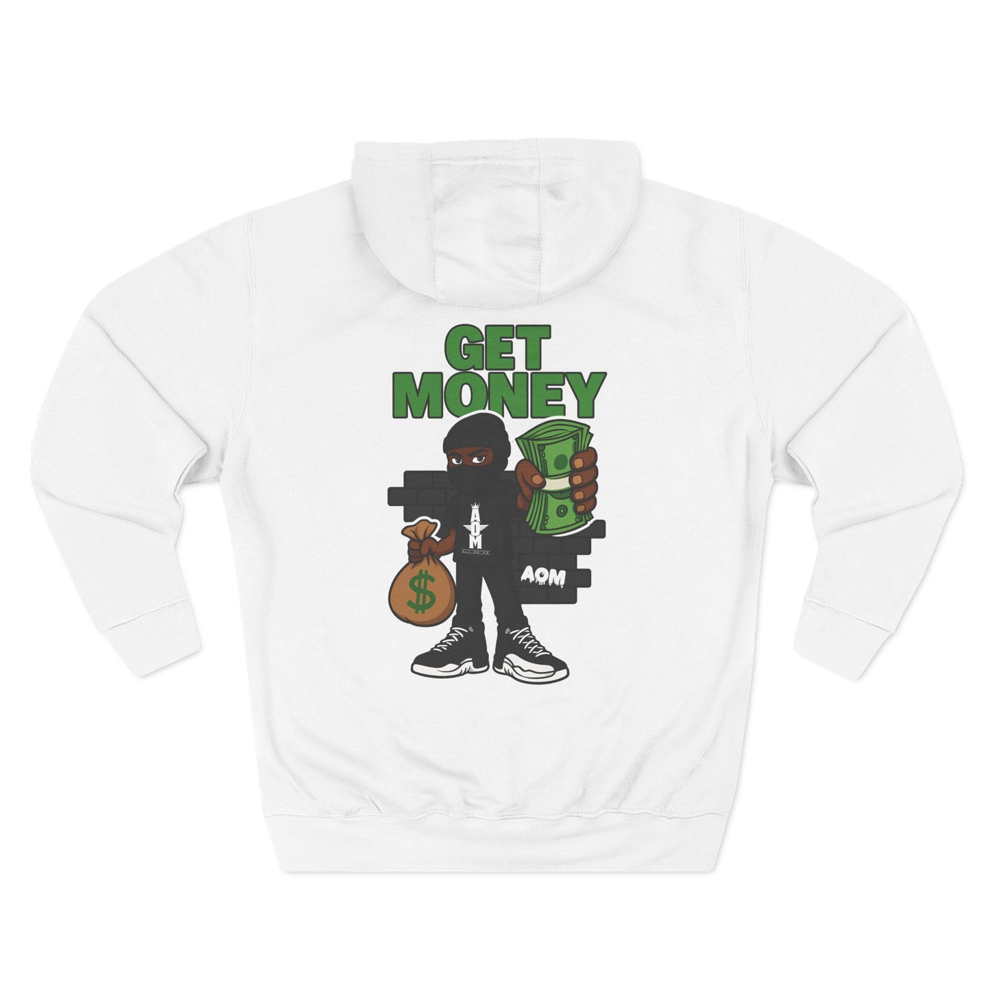 Get Money Three-Panel Fleece Hoodie