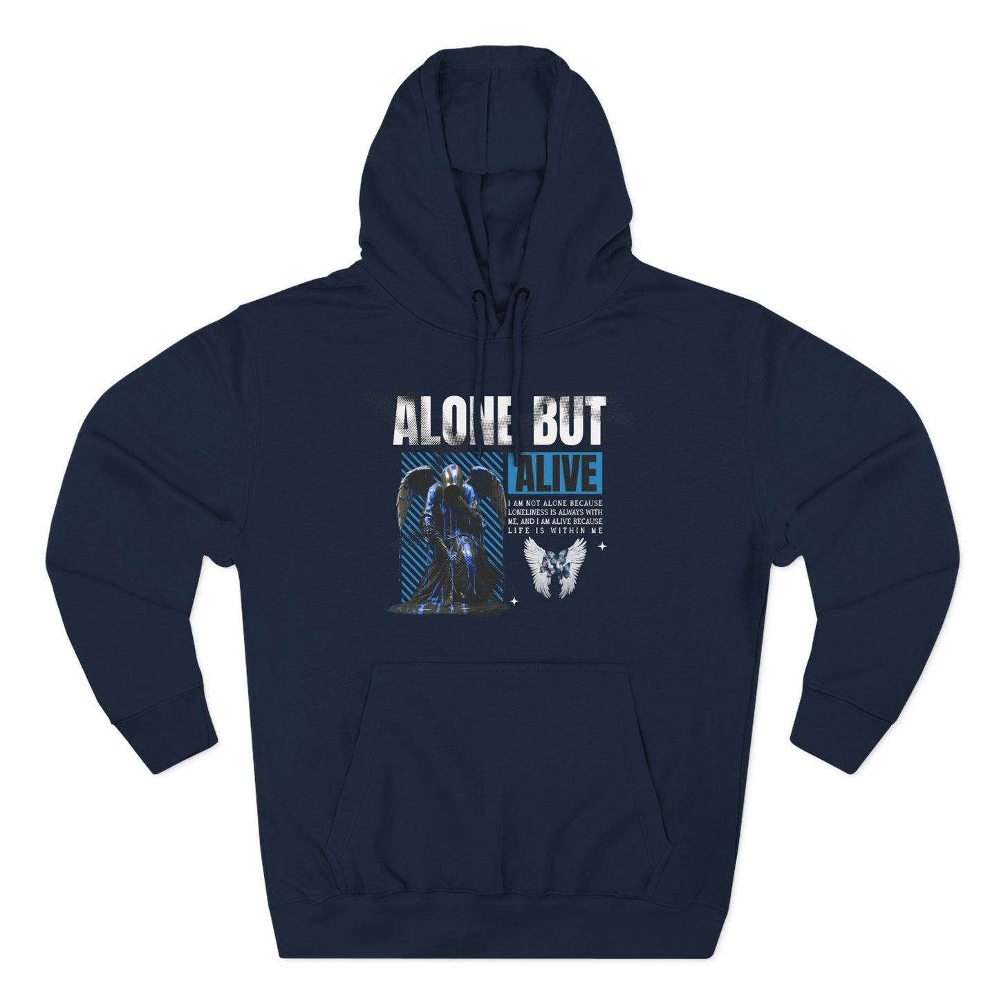 Alone But Alive Fleece Hoodie