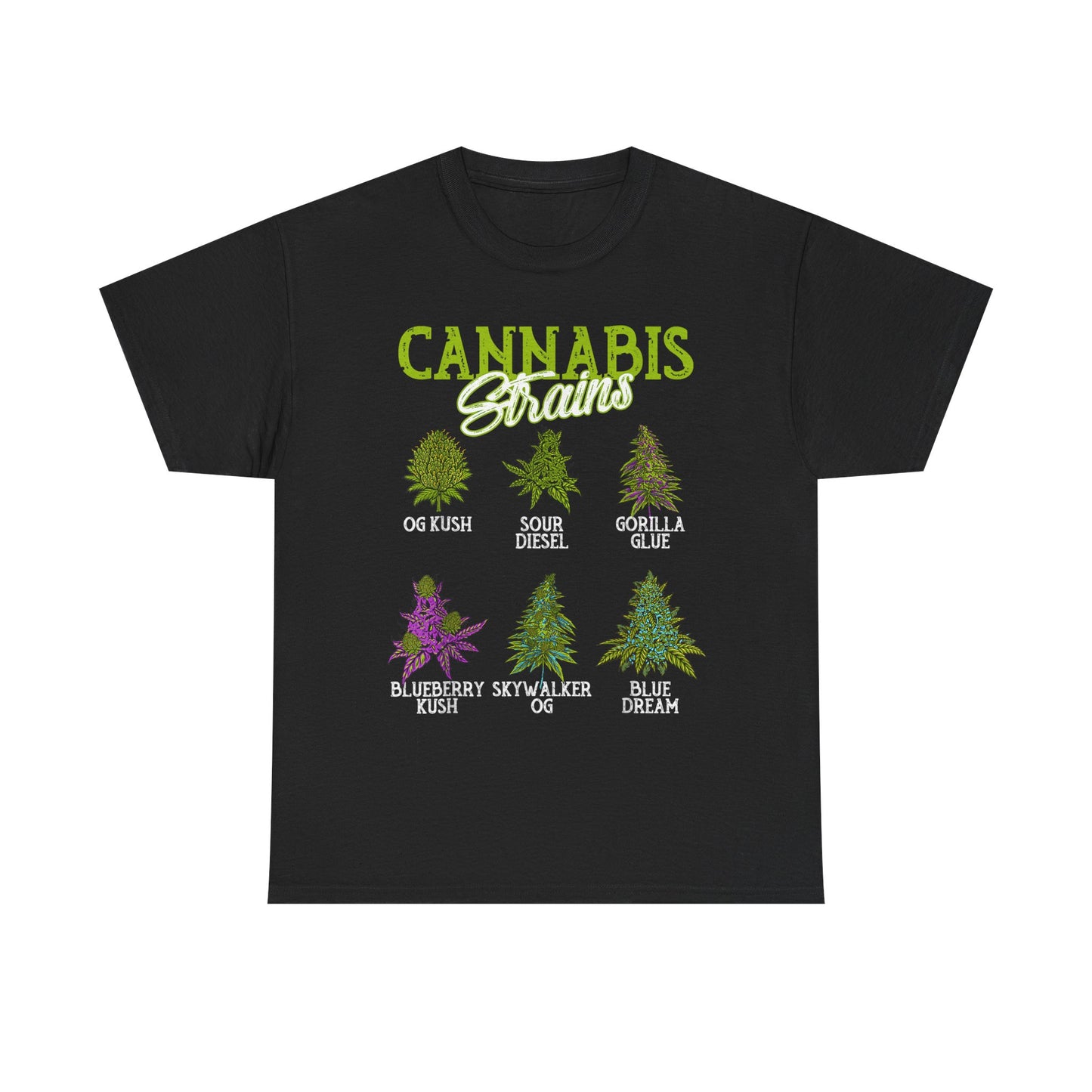 Cannabis Strains Graphic Tee