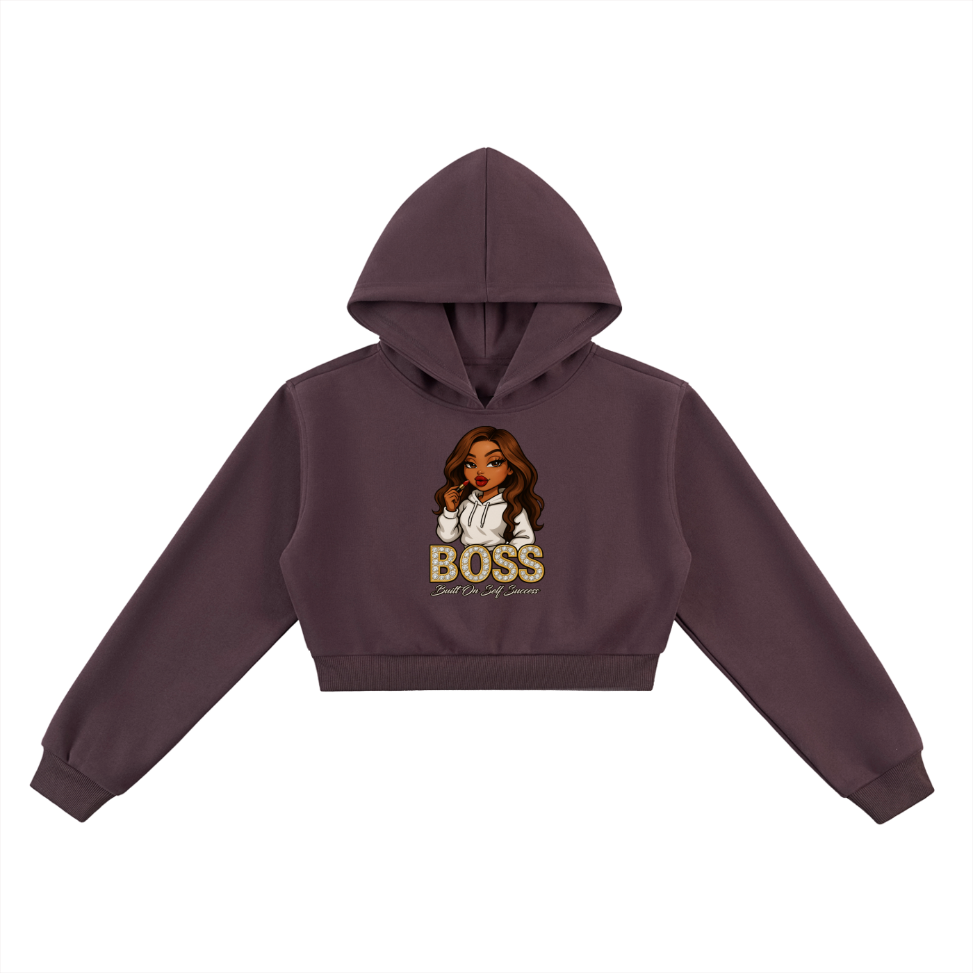 BOSS GRAPHIC Essential Cropped Hoodie