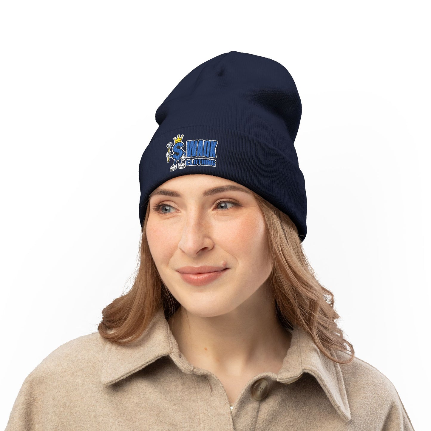 Embroidered "WAQK" Beanie