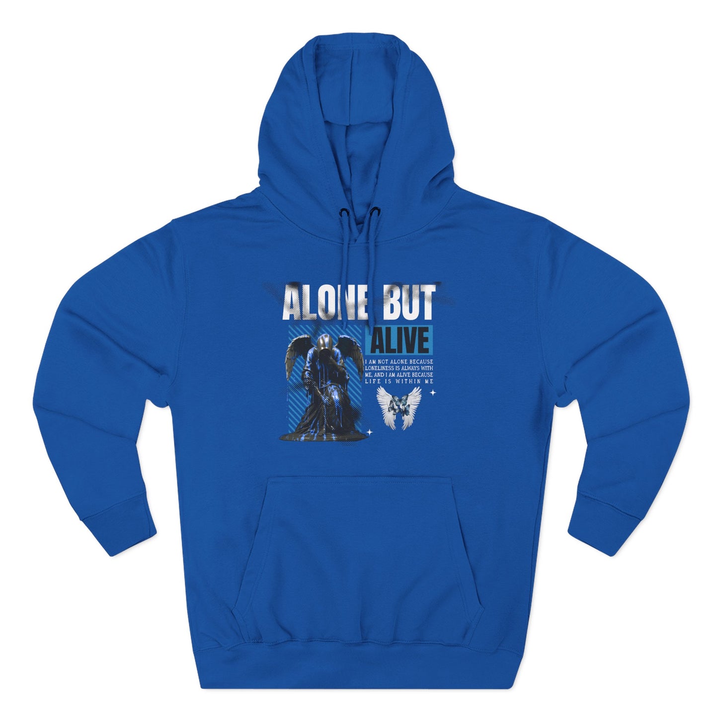Alone But Alive Fleece Hoodie