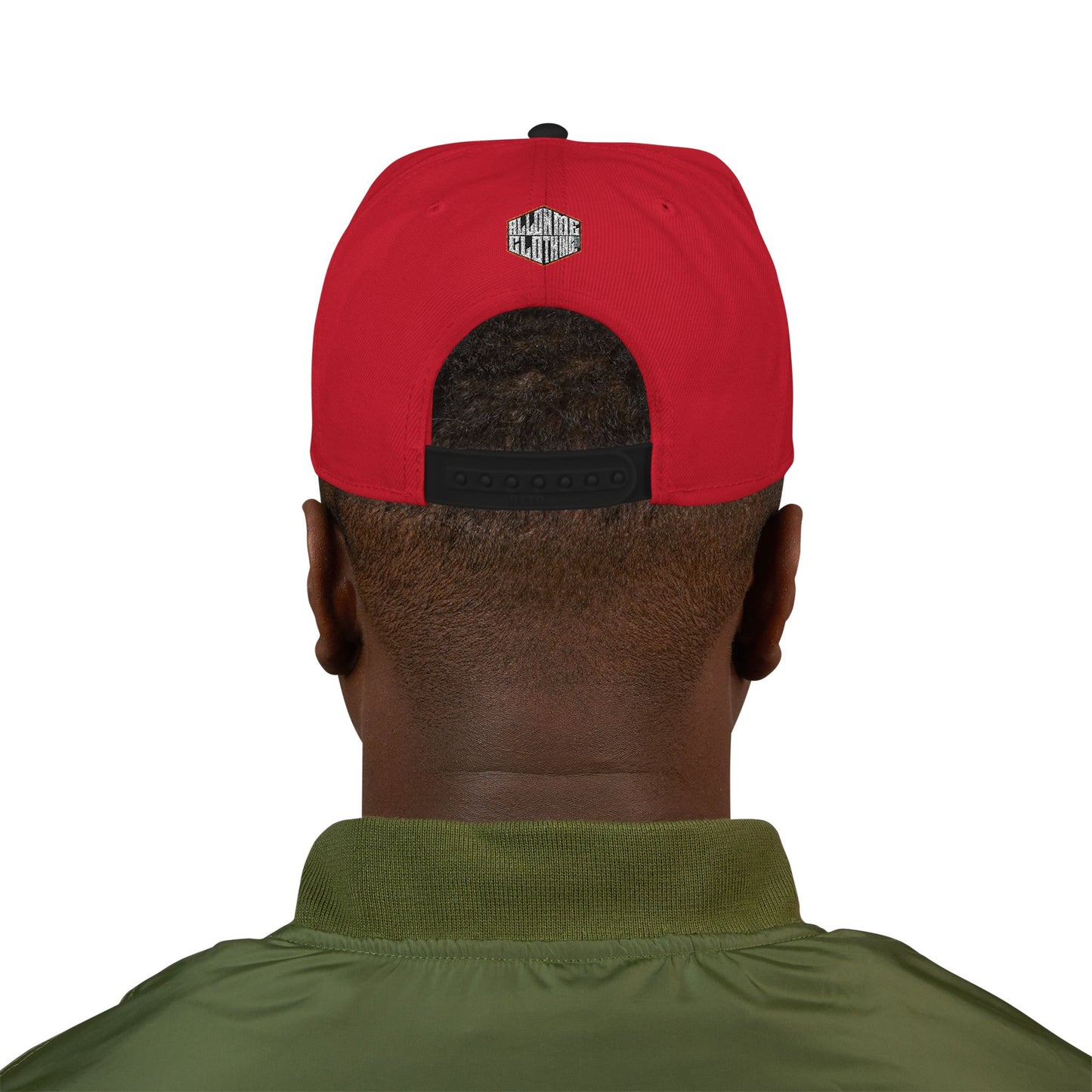 Stylish Embroidered "AOM" Snapback Cap