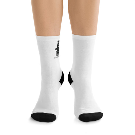 "AOM" Poly Socks