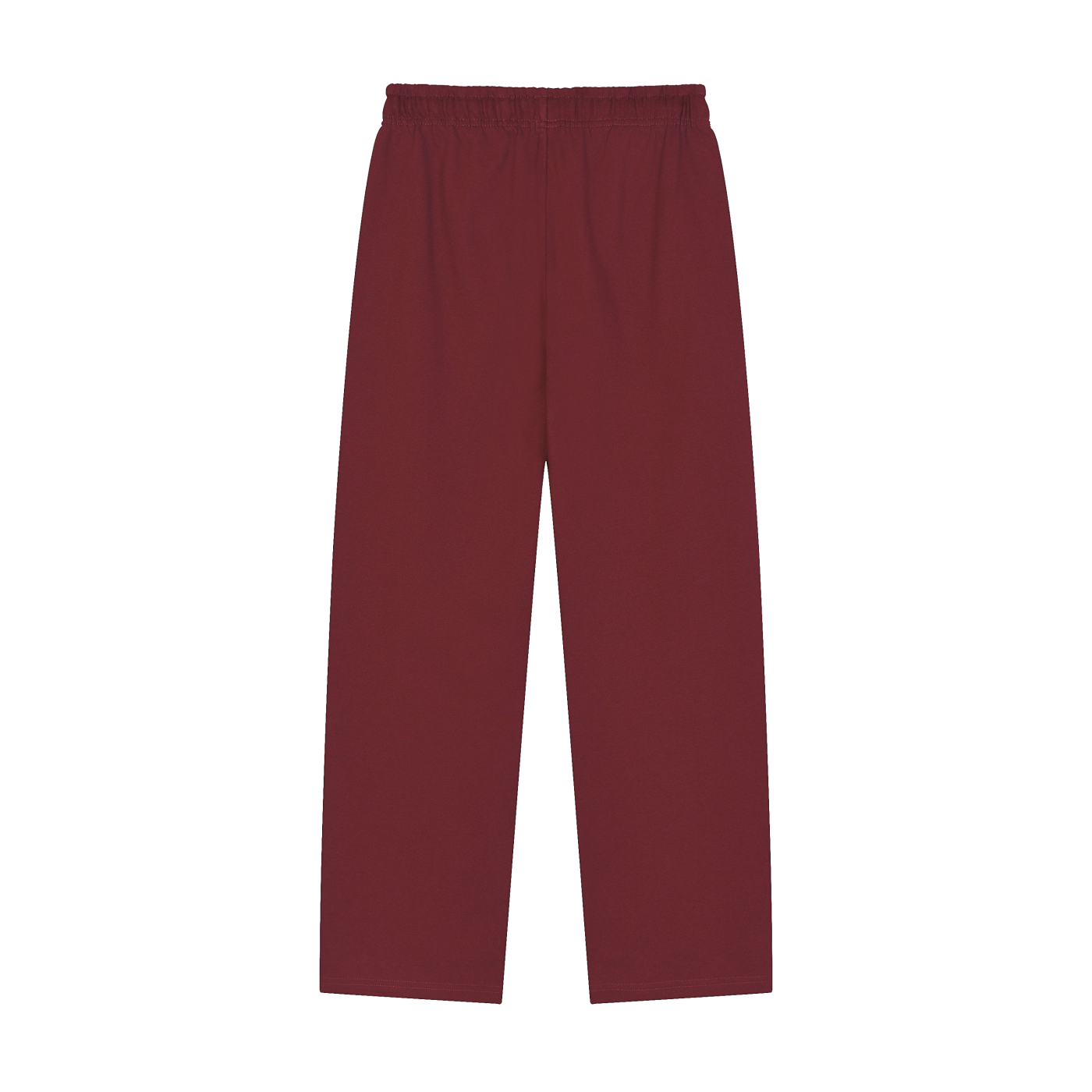 Solid Color "AOM" Straight-Leg Sweatpants
